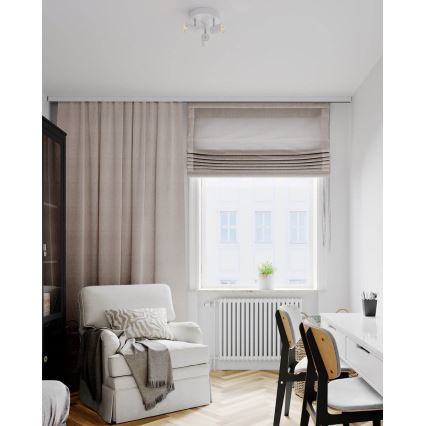 ByRydens - Kohtvalgusti CORRECT 3xGU10/7W/230V valge d. 20 cm