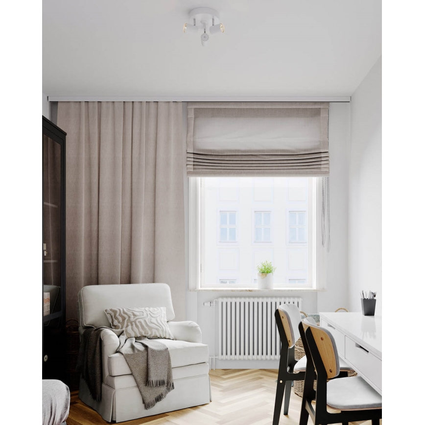 ByRydens - Kohtvalgusti CORRECT 3xGU10/7W/230V valge d. 20 cm
