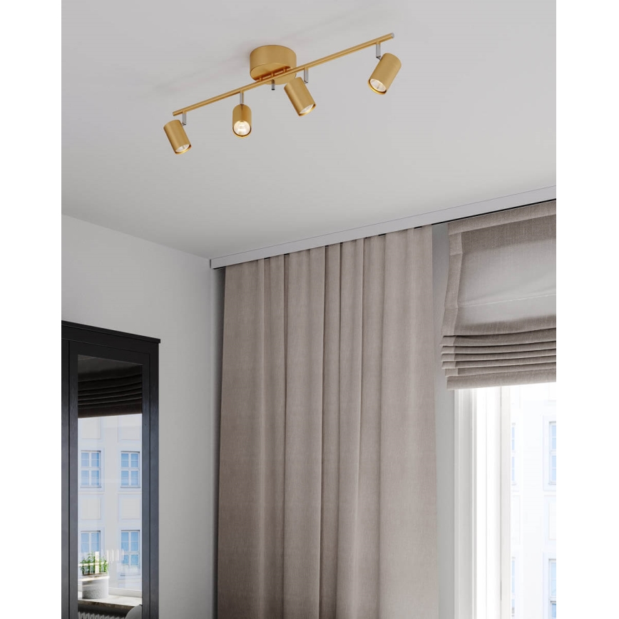 ByRydens - Kohtvalgusti CORRECT 4xGU10/7W/230V kuldne