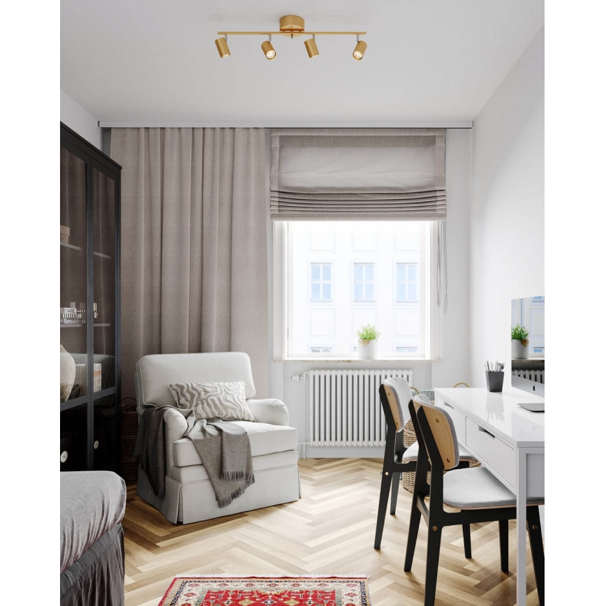 ByRydens - Kohtvalgusti CORRECT 4xGU10/7W/230V kuldne