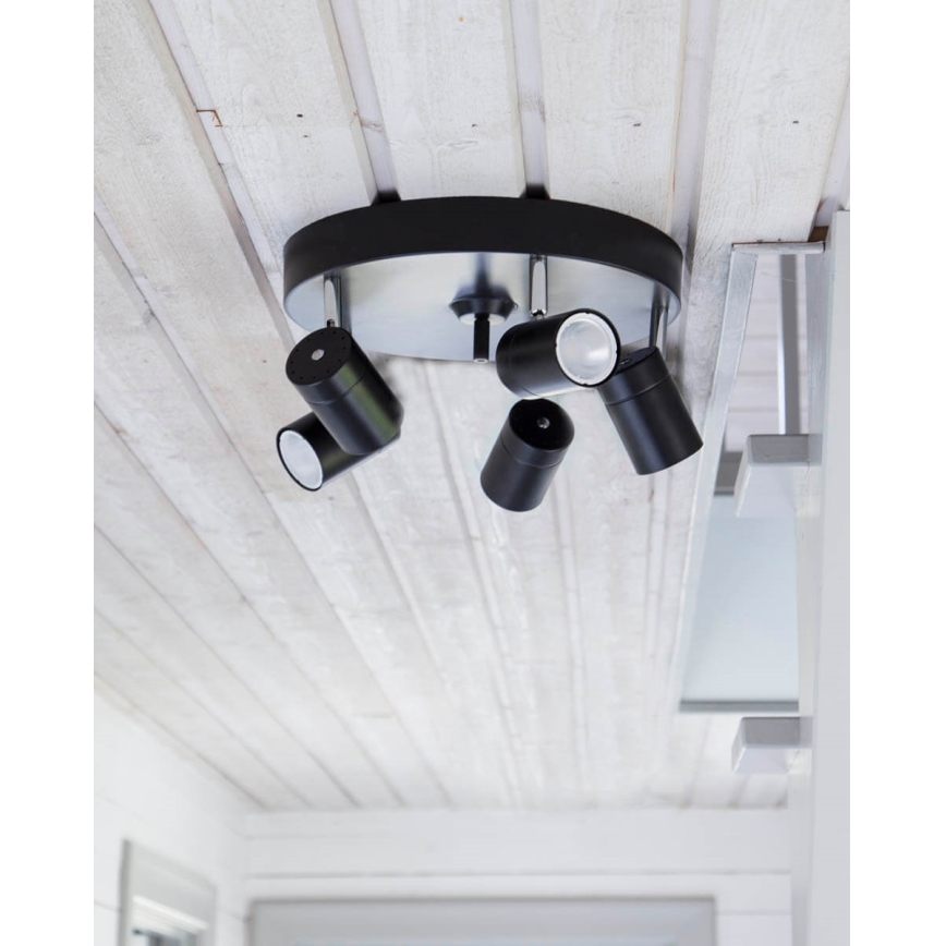 ByRydens - Kohtvalgusti CORRECT 5xGU10/7W/230V valge d. 30 cm