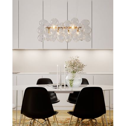 ByRydens - ripplühter kaablil GROSS BAR 8xG9/8W/230V läbipaistev