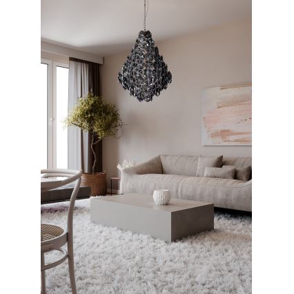 ByRydens - Lühter MONARQUE GRANDE 11xE14/5W/230V must d. 58 cm
