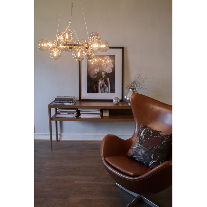 ByRydens - Lühter SPLENDOR 25xG9/5W/230V suitsune/pruun