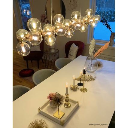 ByRydens - Lühter SPLENDOR 25xG9/5W/230V suitsune/pruun