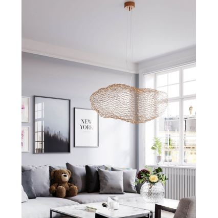 ByRydens - LED Lühter HAYDEN LED/15W/230V kuldne