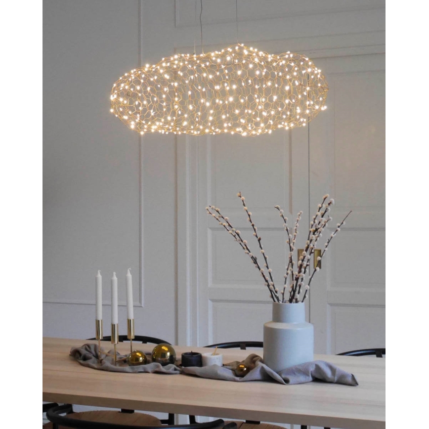 ByRydens - LED Lühter HAYDEN LED/15W/230V kuldne