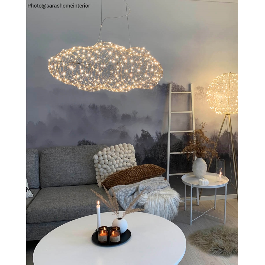 ByRydens - LED Lühter HAYDEN LED/15W/230V kuldne
