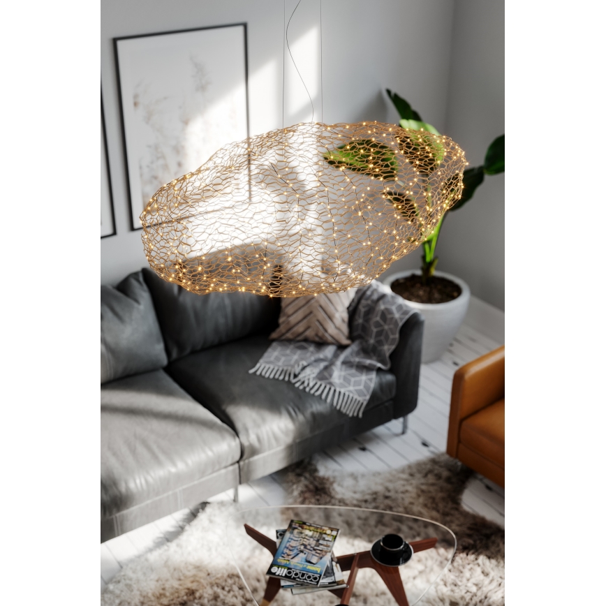 ByRydens - LED Lühter HAYDEN LED/20W/230V kuldne