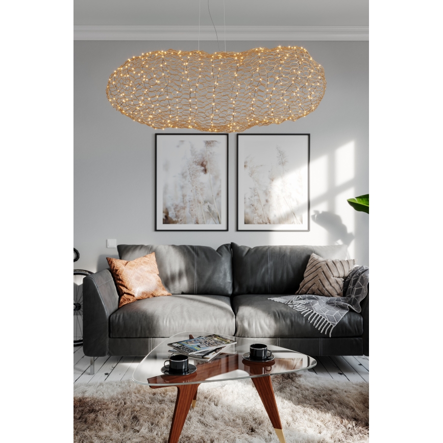 ByRydens - LED Lühter HAYDEN LED/20W/230V kuldne