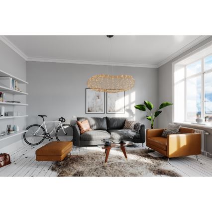 ByRydens - LED Lühter HAYDEN LED/20W/230V kuldne