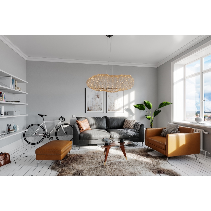 ByRydens - LED Lühter HAYDEN LED/20W/230V kuldne