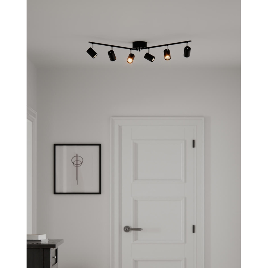 ByRydens - Kohtvalgusti CORRECT 6xGU10/7W/230V must d. 30 cm