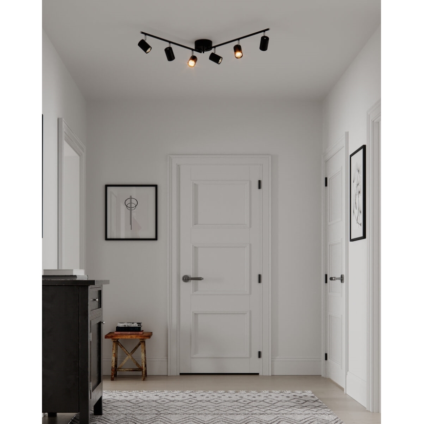 ByRydens - Kohtvalgusti CORRECT 6xGU10/7W/230V must d. 30 cm