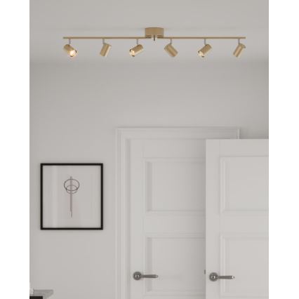 ByRydens - Kohtvalgusti CORRECT 6xGU10/7W/230V kuldne