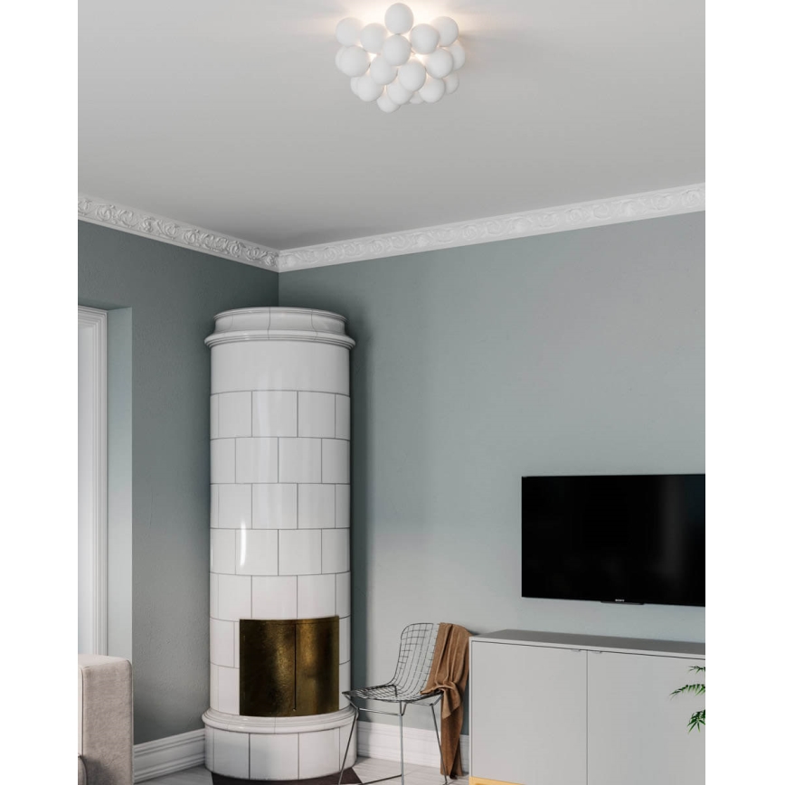 ByRydens - Laevalgusti GROSS 6xG9/5W/230V valge d. 50 cm