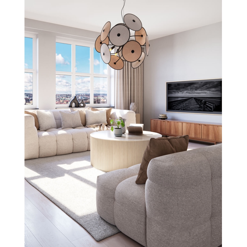 ByRydens - Rippvalgusti kaabliga CAPPELLO 4xE14/5W/230V