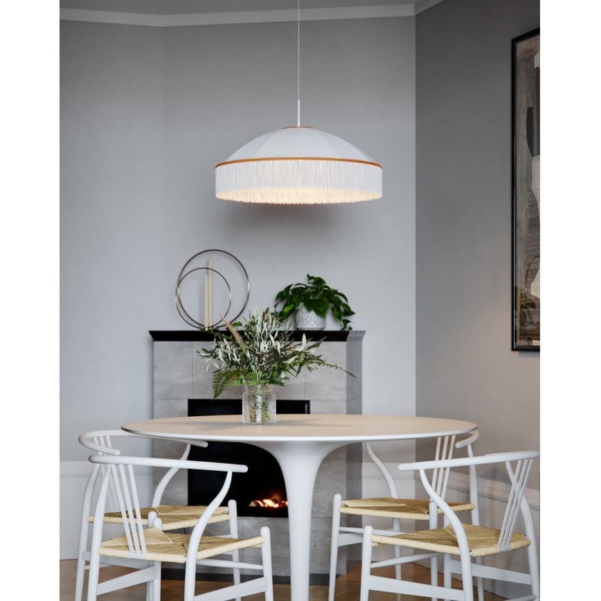 ByRydens - Rippvalgusti kaabliga FRANCIS 1xE27/5W/230V kreemjas