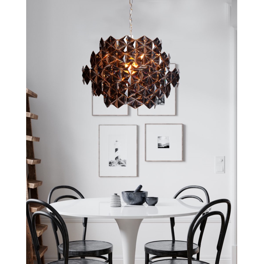 ByRydens - ketiga lühter MONARQUE MINI 3xE14/8W/230V must