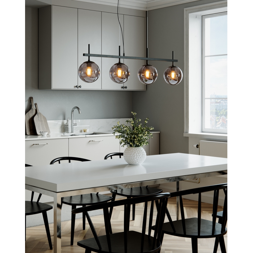 ByRydens - Rippvalgusti kaabliga BOYLE 4xE27/8W/230V