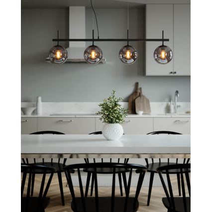ByRydens - Rippvalgusti kaabliga BOYLE 4xE27/8W/230V