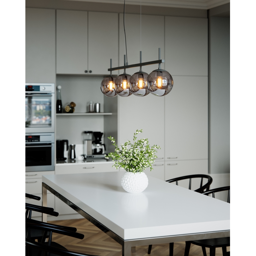 ByRydens - Rippvalgusti kaabliga BOYLE 4xE27/8W/230V