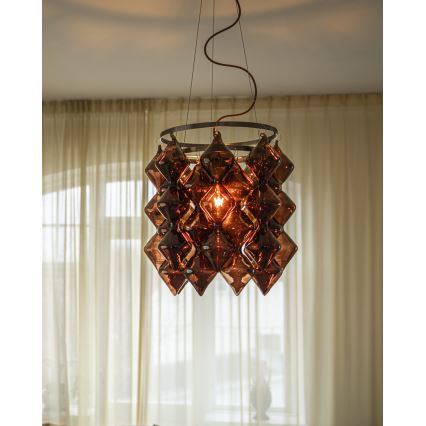 ByRydens - Rippvalgusti GEMMA riputuskaabliga 1xE27/5W/230V