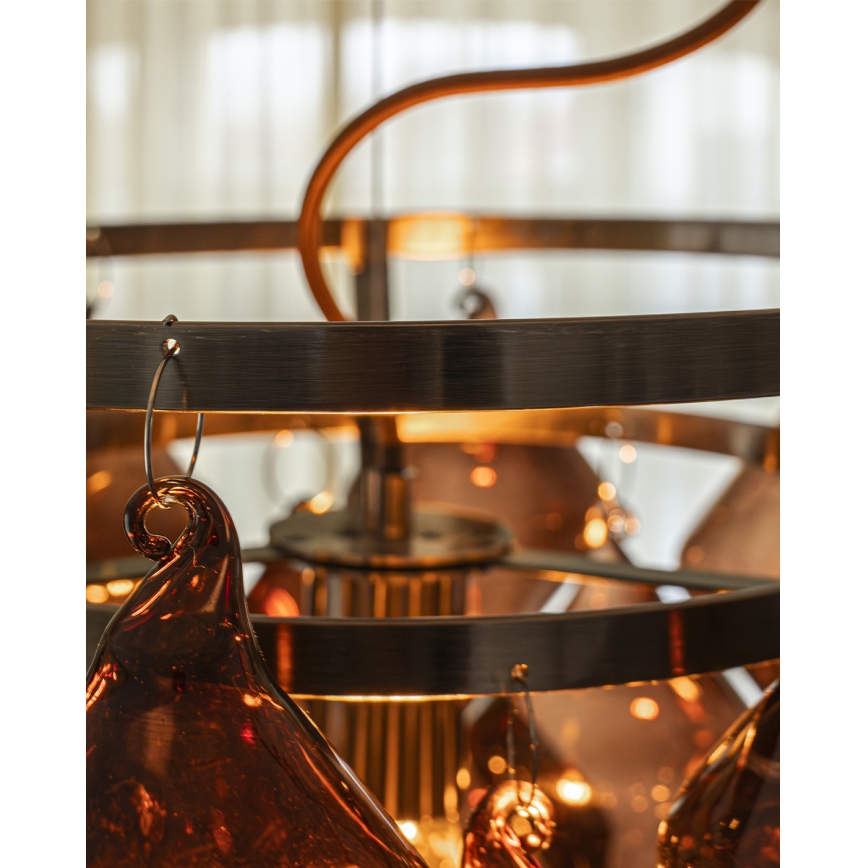 ByRydens - Rippvalgusti GEMMA riputuskaabliga 1xE27/5W/230V