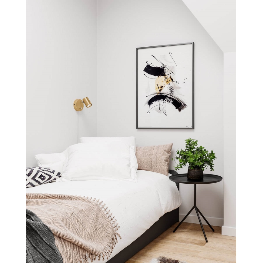 ByRydens - Hämardatav kohtvalgusti seinale CORRECT 1xGU10/7W/230V kuldne