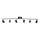 ByRydens - Kohtvalgusti CORRECT 6xGU10/7W/230V must d. 30 cm