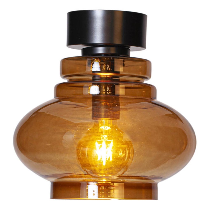 ByRydens - laelamp DOLORES 1xE27/5W/230V läbimõõduga 30 cm pruun/suitsune