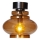 ByRydens - laelamp DOLORES 1xE27/5W/230V läbimõõduga 30 cm pruun/suitsune