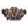ByRydens - Laevalgusti MONARQUE 3xE27/5W/230V must d. 51 cm