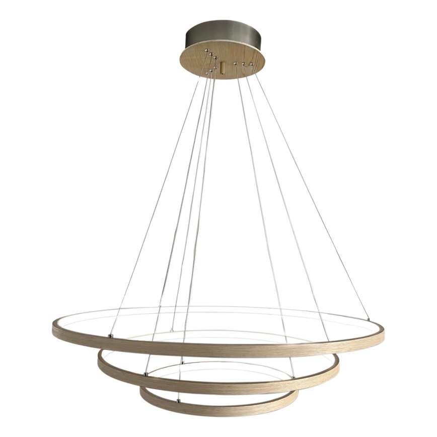 ByRydens - LED Lühter TRIONE LED/45W/230V pruun d. 80 cm