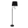 ByRydens - LED-põrandalamp ORLANDO 1xE27/5W/230V + LED/3W, must, läbimõõt 36 cm