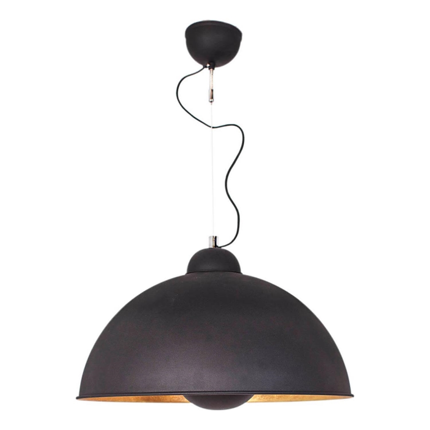 ByRydens - ripatslamp CAPTAIN kaabliga 1xE27/7W/230V must