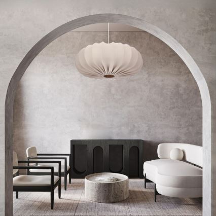 CAFEE ripplamp 1xE27/40W/230V diameeter 66 cm beež