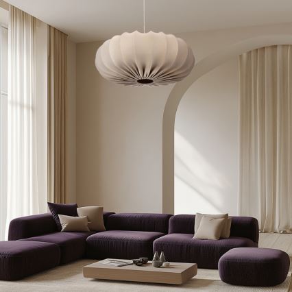 CAFEE ripplamp 1xE27/40W/230V diameeter 66 cm beež