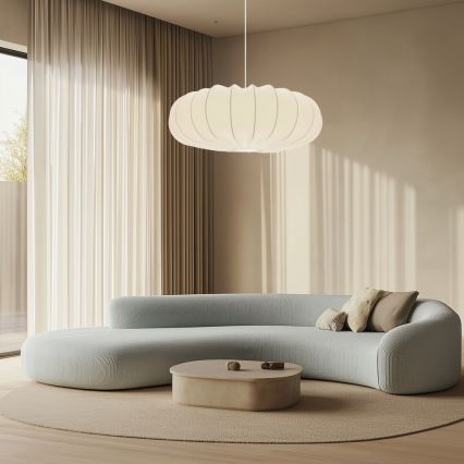 CAFEE ripplamp 1xE27/40W/230V diameeter 66 cm valge