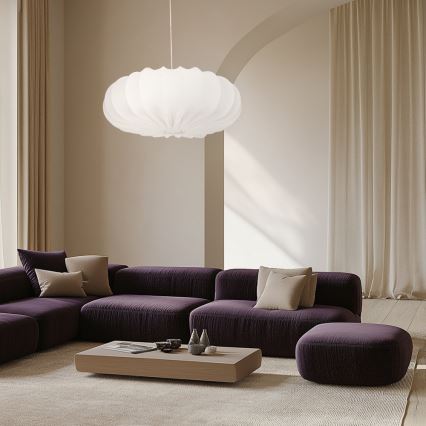 CAFEE ripplamp 1xE27/40W/230V diameeter 66 cm valge