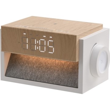 CALM LED-laualamp äratuskellaga ja laadimisega 1,2W/5V