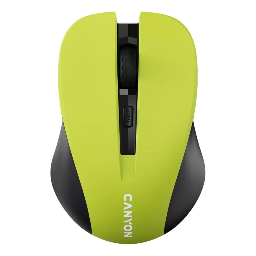 Canyon - Juhtmevaba hiir 800/1000/1200 DPI 2xAAA kollane