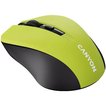Canyon - Juhtmevaba hiir 800/1000/1200 DPI 2xAAA kollane