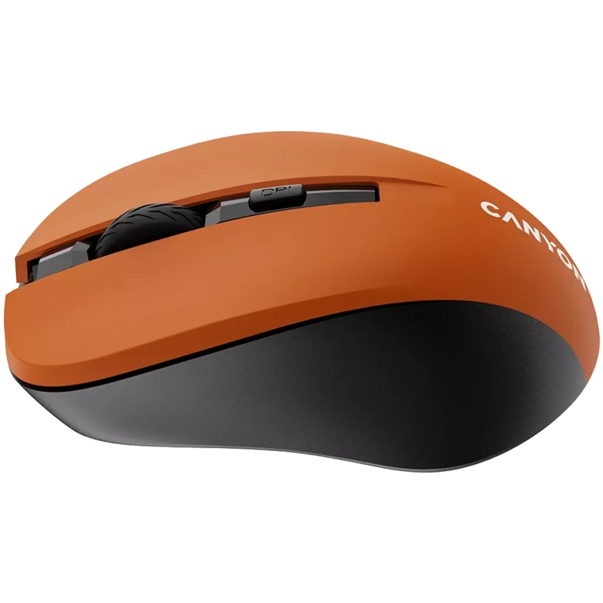 Canyon - Juhtmevaba hiir 800/1000/1200 DPI 2xAAA oranž