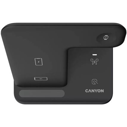 Canyon - Juhtmevaba laadija 3-ühes must