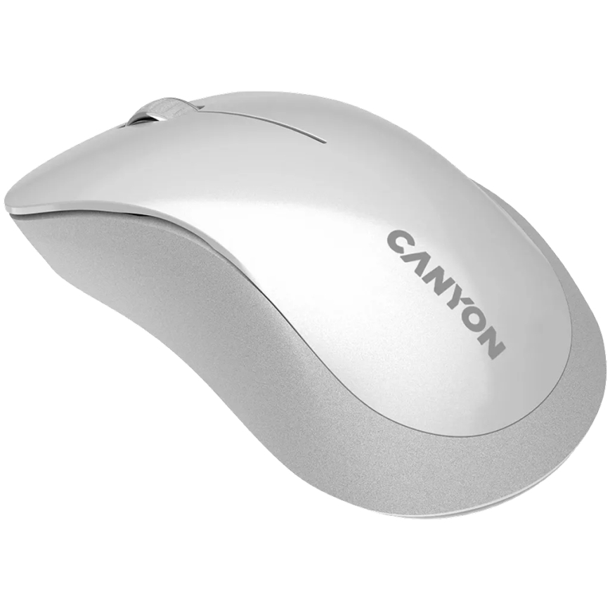Canyon - Juhtmevaba optiline hiir anduriga Pixart MW 1200 DPI 2xAAA valge