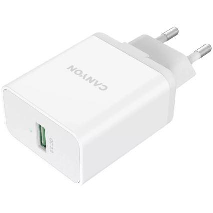 Canyon - Laadimisadapter 1xUSB/230V