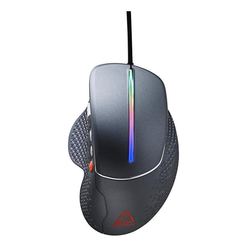 Canyon - LED RGB Mängurihiir 800/1600/2400/3200/4800/6400 DPI