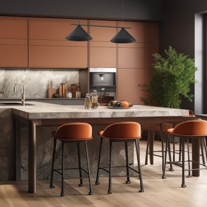 CAPITAL ripplamp kaabliga 2xGX53/15W/230V, must