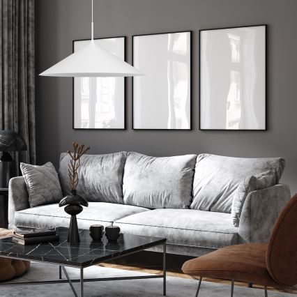 CAPITAL rippvalgusti riputuskaabliga 1xGX53/15W/230V, läbimõõt 60 cm, valge